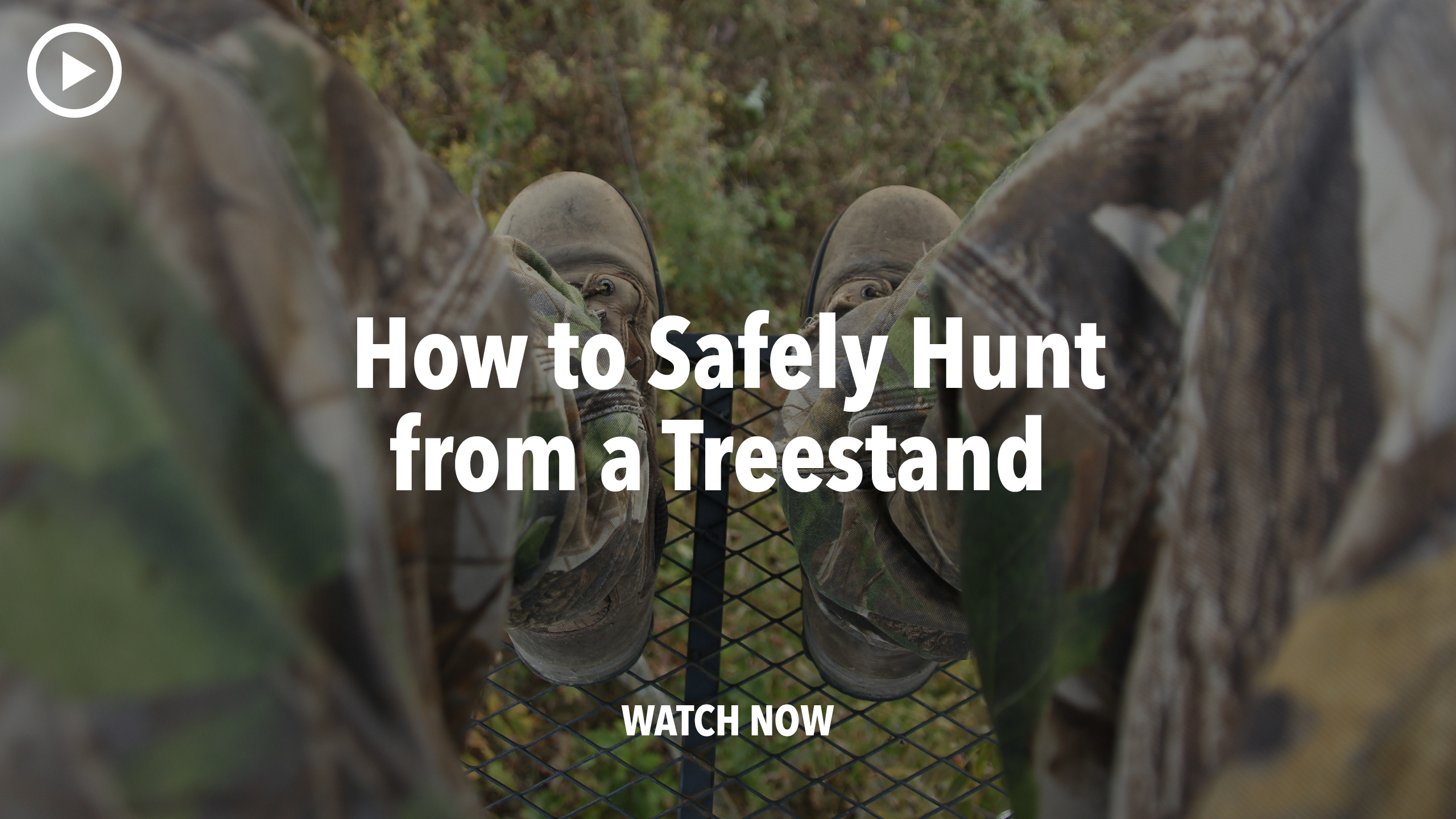 How to Safely hunt from a treestand